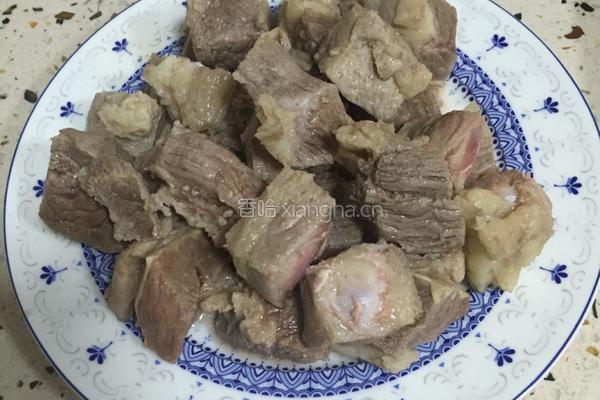 土豆牛腩的做法图解4