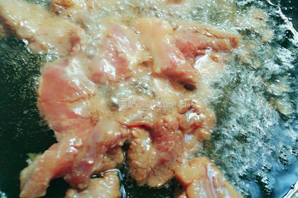 肉片炒青菜的做法图解7