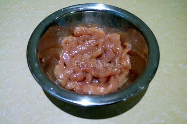茶树菇炒肉条的做法图解3