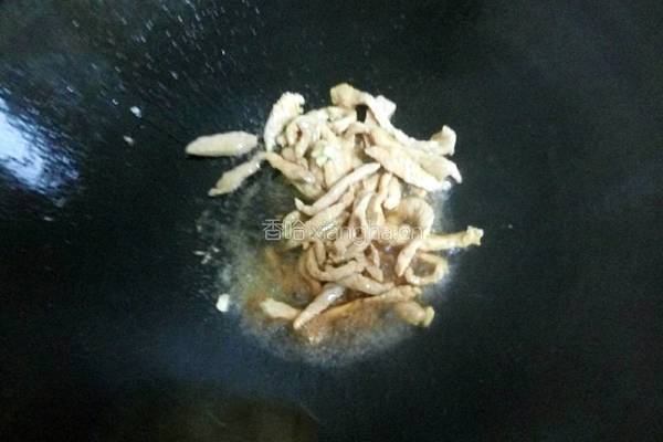 茶树菇炒肉条的做法图解4