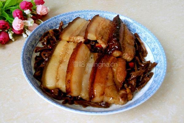 豆角干蒸五花肉的做法图解12