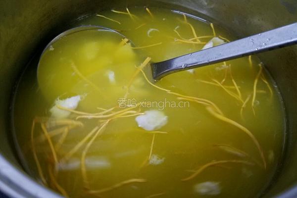 虫草花枸杞鸡肉粥的做法图解6