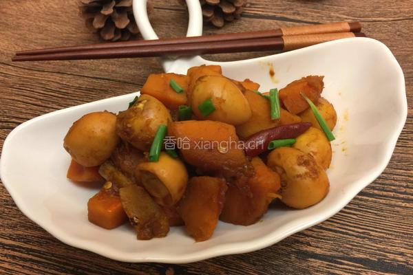 鹌鹑蛋烧南瓜的做法图解12