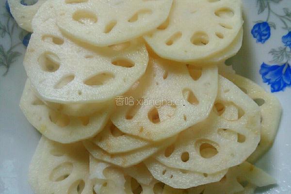 炝炒藕片的做法图解1