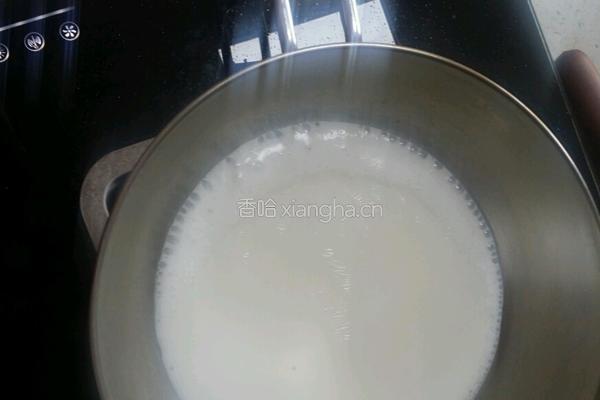 牛奶麻香甜羹的做法图解7