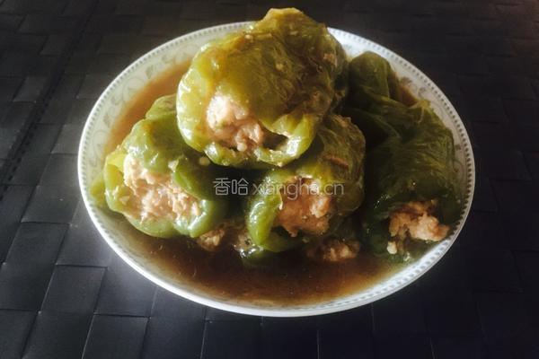 青椒塞肉的做法图解7