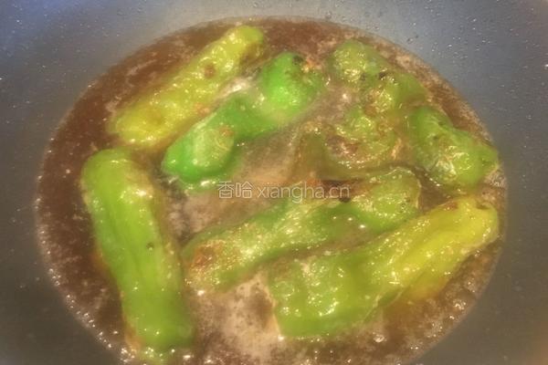 青椒塞肉的做法图解6