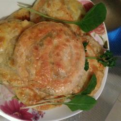 黄金葱花火腿饼的做法[图]