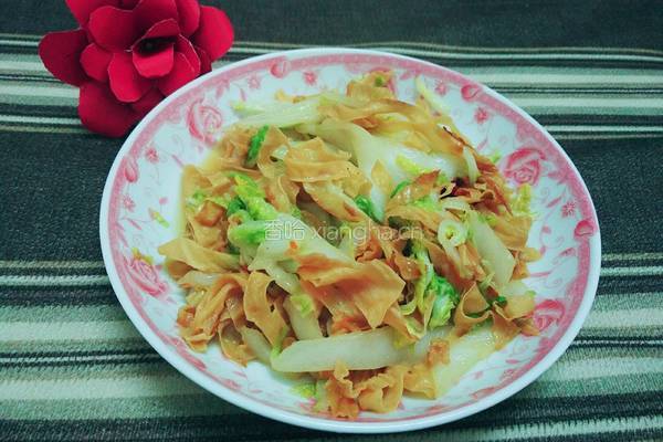 深情娃娃菜的做法图解10
