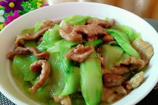 黄瓜炒肉的做法图解7