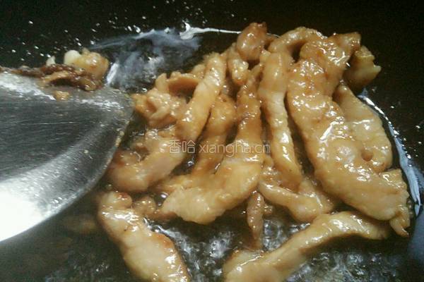 莴笋炒瘦肉的做法图解7