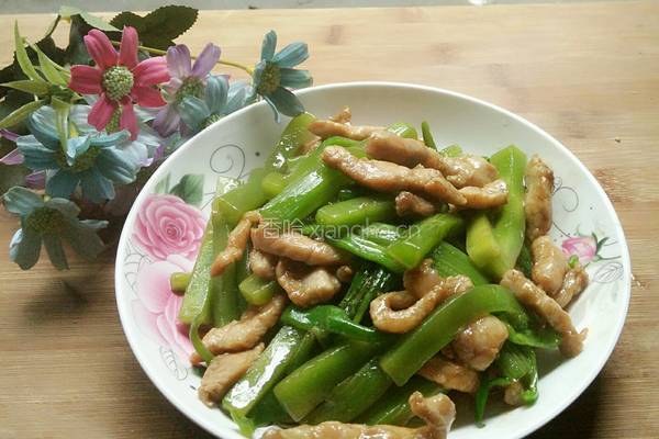 莴笋炒瘦肉的做法图解10