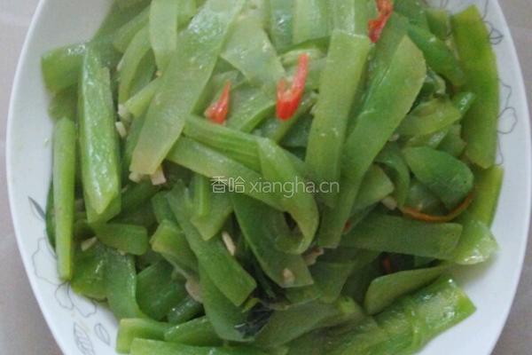清炒莴苣（莴笋）