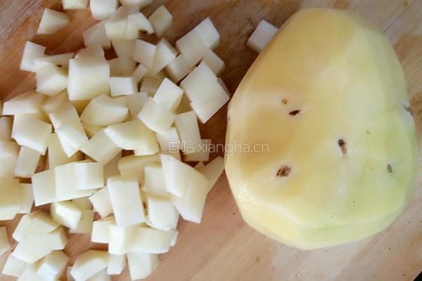 土豆焖米饭的做法图解3