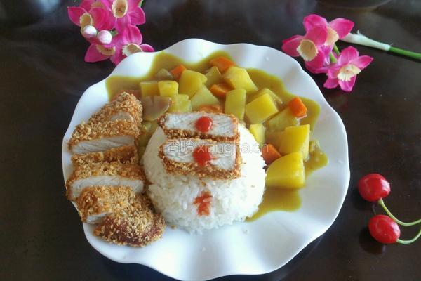 猪排咖喱饭