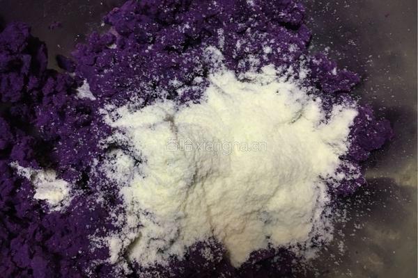 紫薯饼的做法图解2
