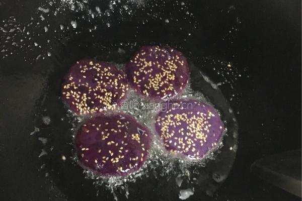 紫薯饼的做法图解9