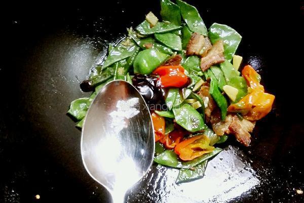 五花肉烧扁豆的做法图解13