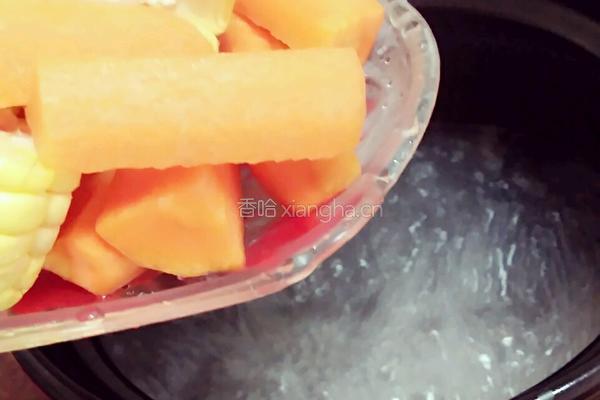 玉米排骨汤的做法图解5
