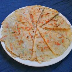 胡萝卜鸡蛋饼的做法[图]