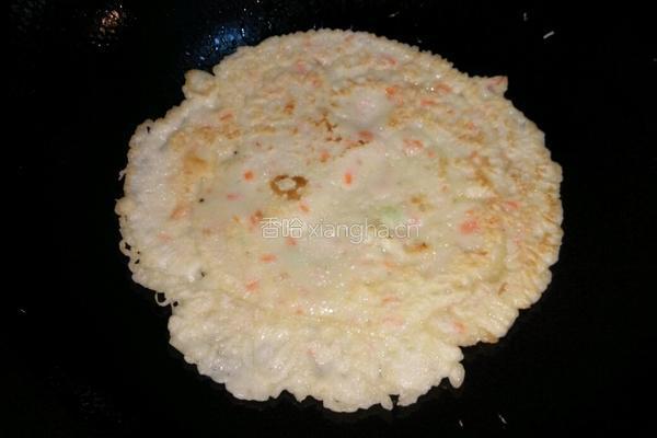 胡萝卜鸡蛋饼的做法图解6