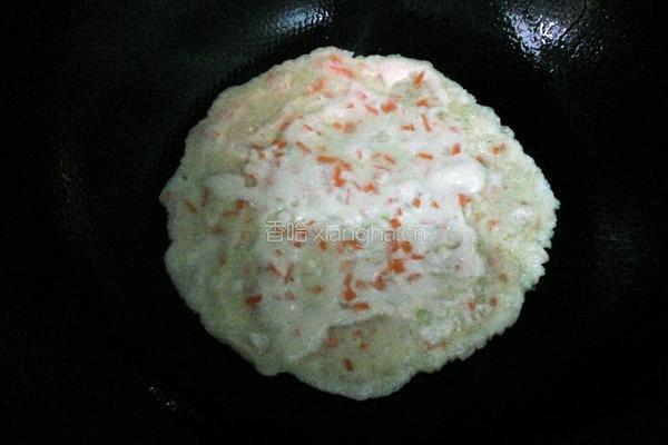 胡萝卜鸡蛋饼的做法图解5