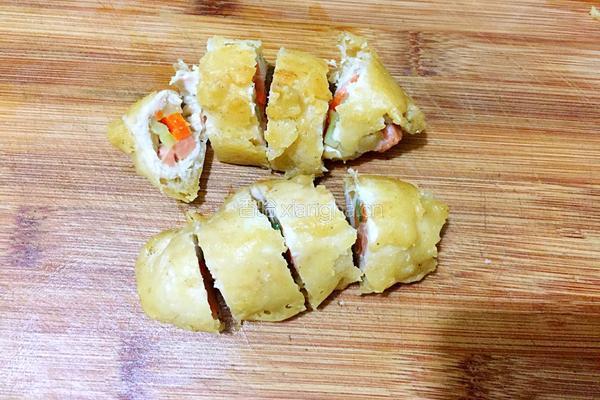 蔬菜鸡肉卷的做法图解16