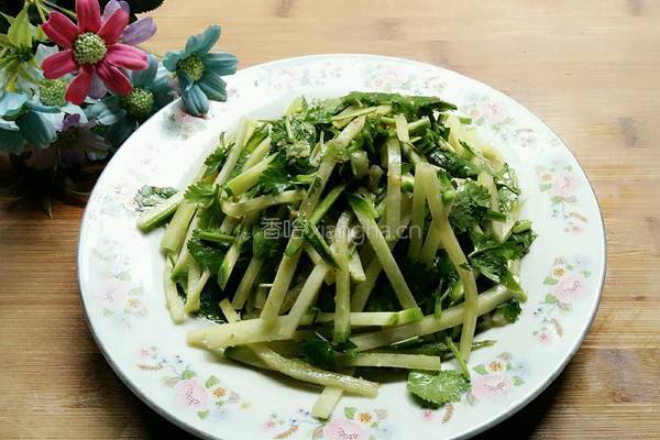 香菜萝卜丝的做法图解12