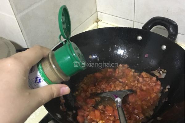 红肠焗饭的做法图解6