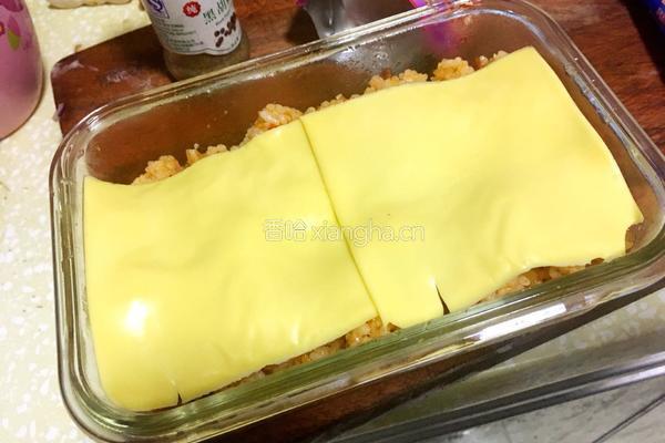 红肠焗饭的做法图解8