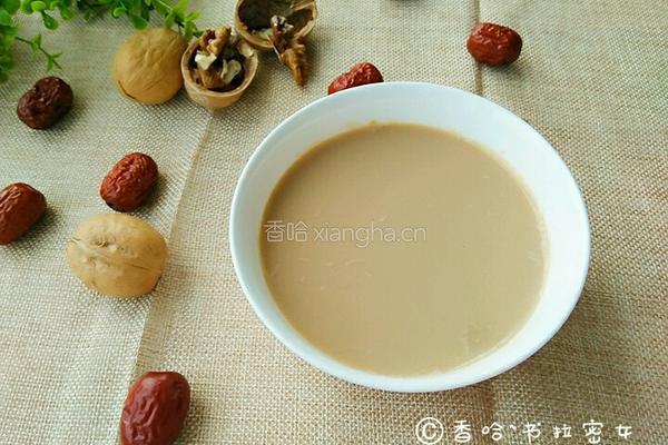 核桃红枣豆浆的做法图解9