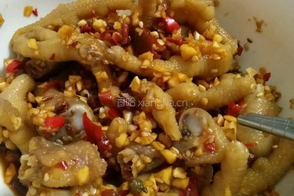 凉拌香辣鸡爪的做法图解6