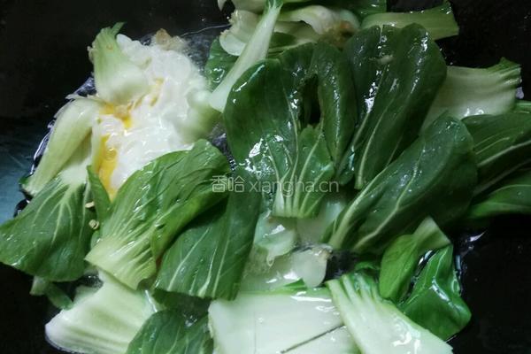 青菜鸡蛋炒河粉的做法图解6