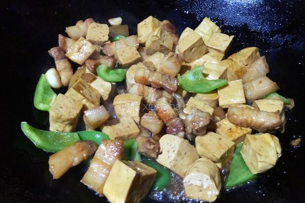 豆干烧肉的做法图解14