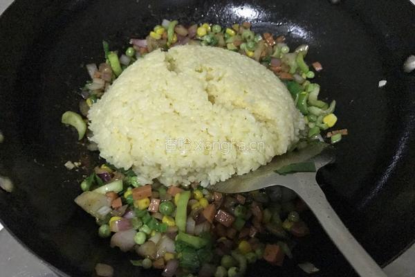 黑椒炒米饭的做法图解7