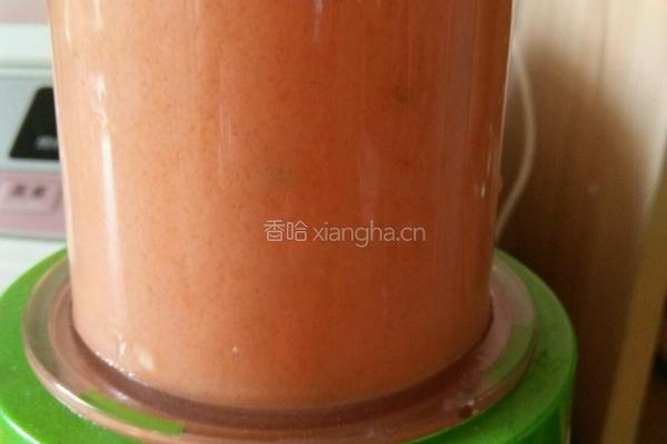 番茄香蕉汁的做法图解4