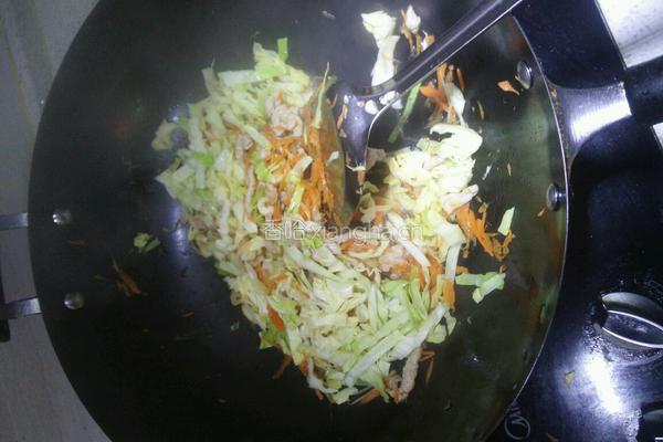 肉丝炒粉的做法图解4