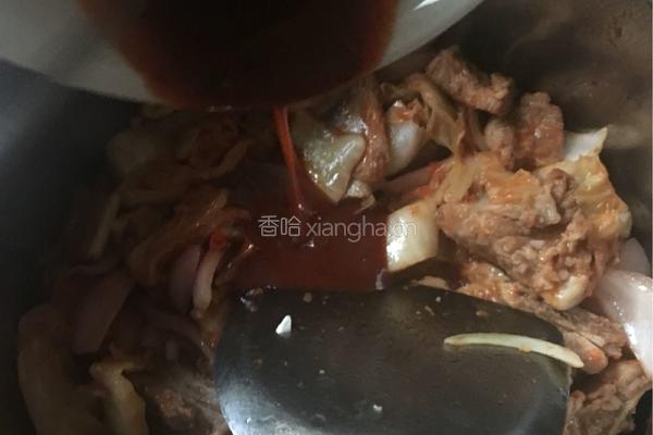 泡菜排骨锅的做法图解8