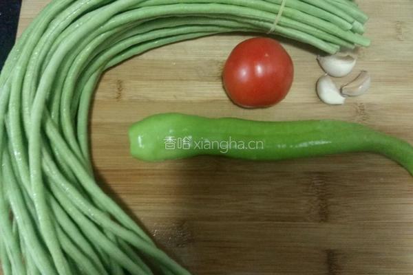 家常炒豆角之简单版的做法图解1