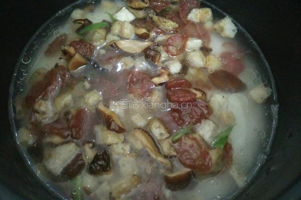 果肉腊味焖饭的做法图解6