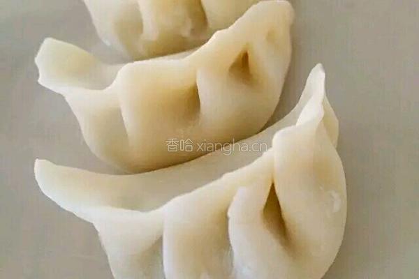 地菜青汁汤水饺的做法图解9