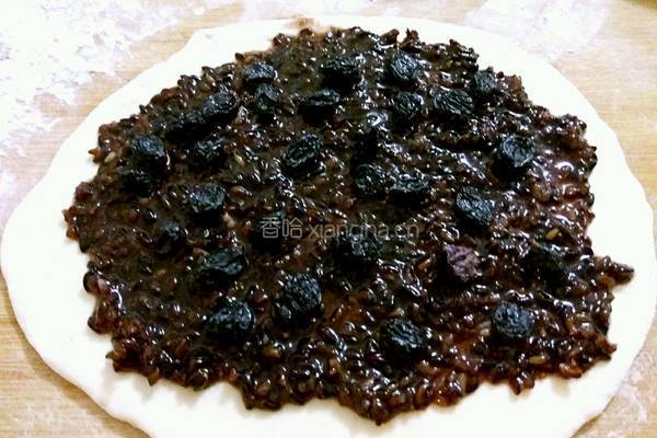 黑米葡萄干饼段的做法图解8