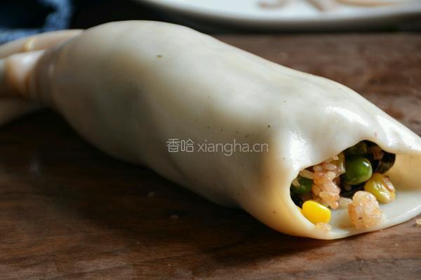 年夜饭_五福鱿鱼筒的做法图解12