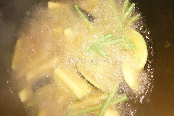 豆角烧紫茄的做法图解3
