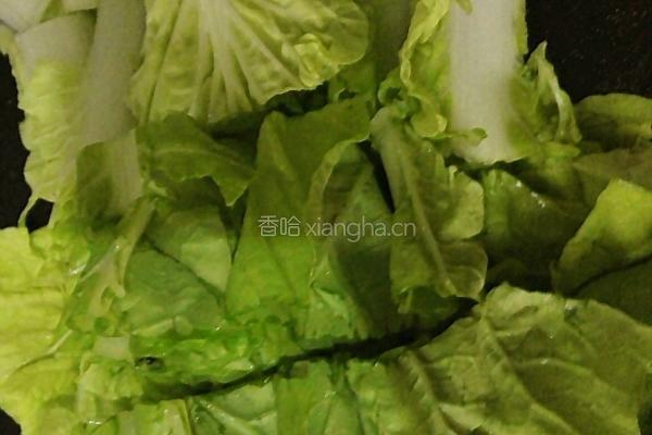 香菇青菜汤年糕的做法图解5