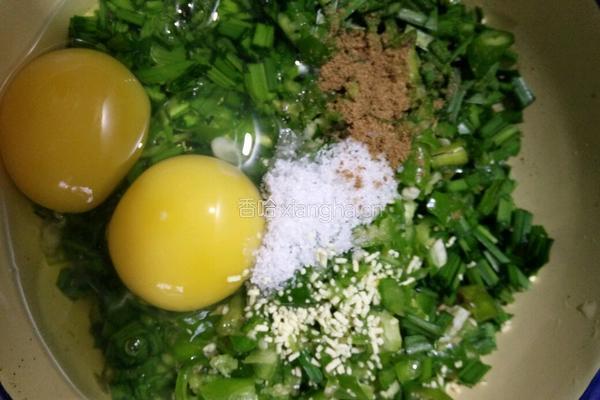 韭菜线椒炒鸡蛋的做法图解5