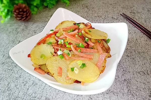 香煎土豆片的做法图解6