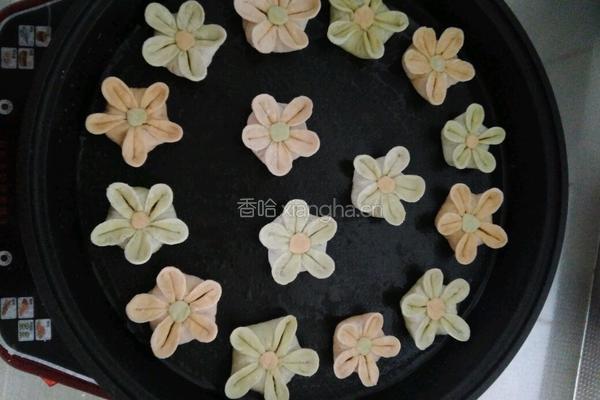 小梅花蒸饺的做法图解9