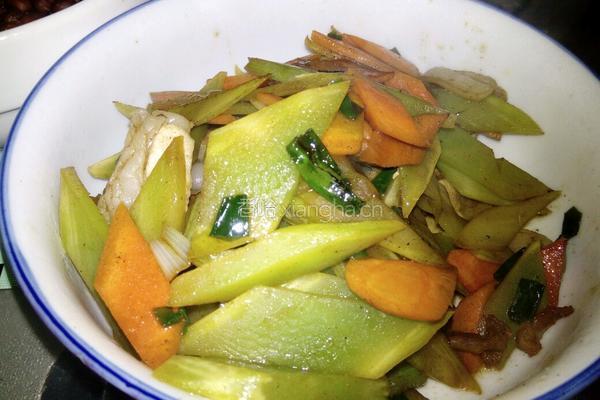 肉炒莴苣的做法图解8