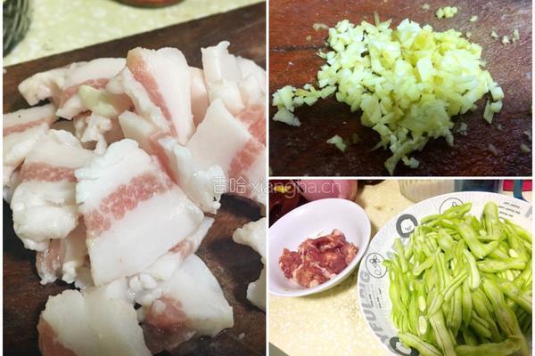 豆角焖面的做法图解1
